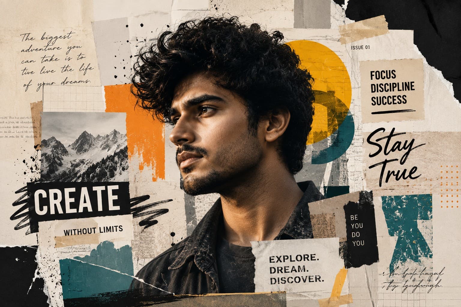 Creative Collage Portrait