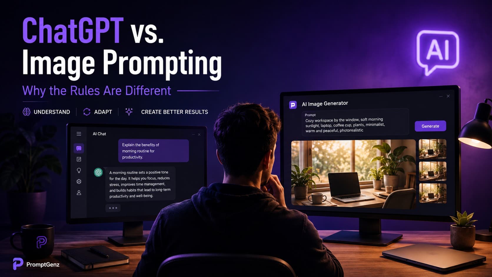 ChatGPT vs. Image Prompting: Why the Rules Are Different