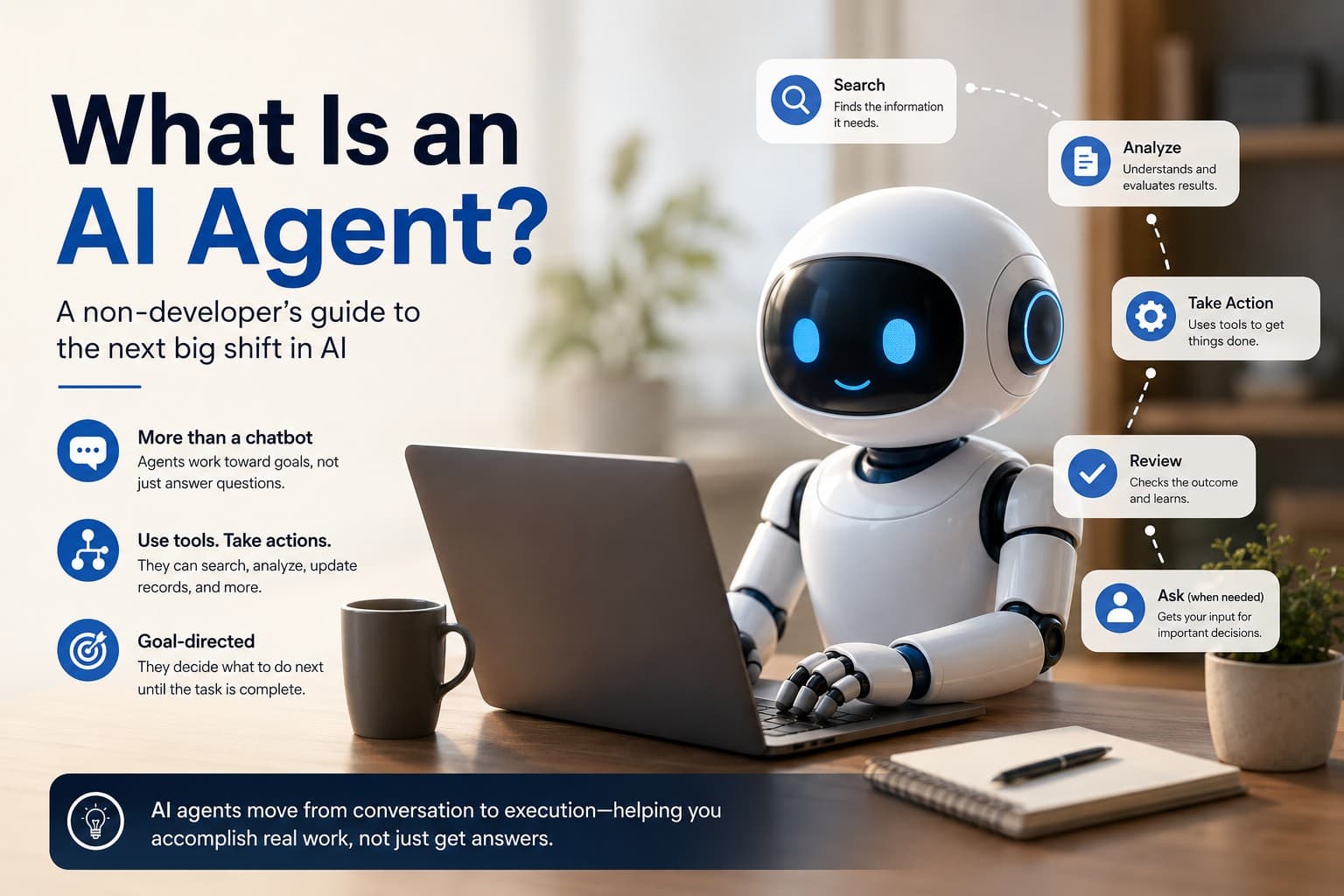 What Are AI Agents, Really? A Plain-English Guide for Non-Developers