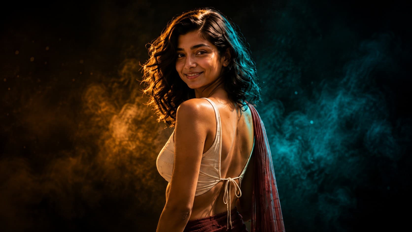 Amber + Teal Cinematic Portrait